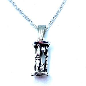 Hourglass Necklace Time In A Bottle